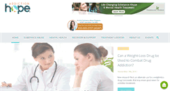 Desktop Screenshot of addictionhope.com